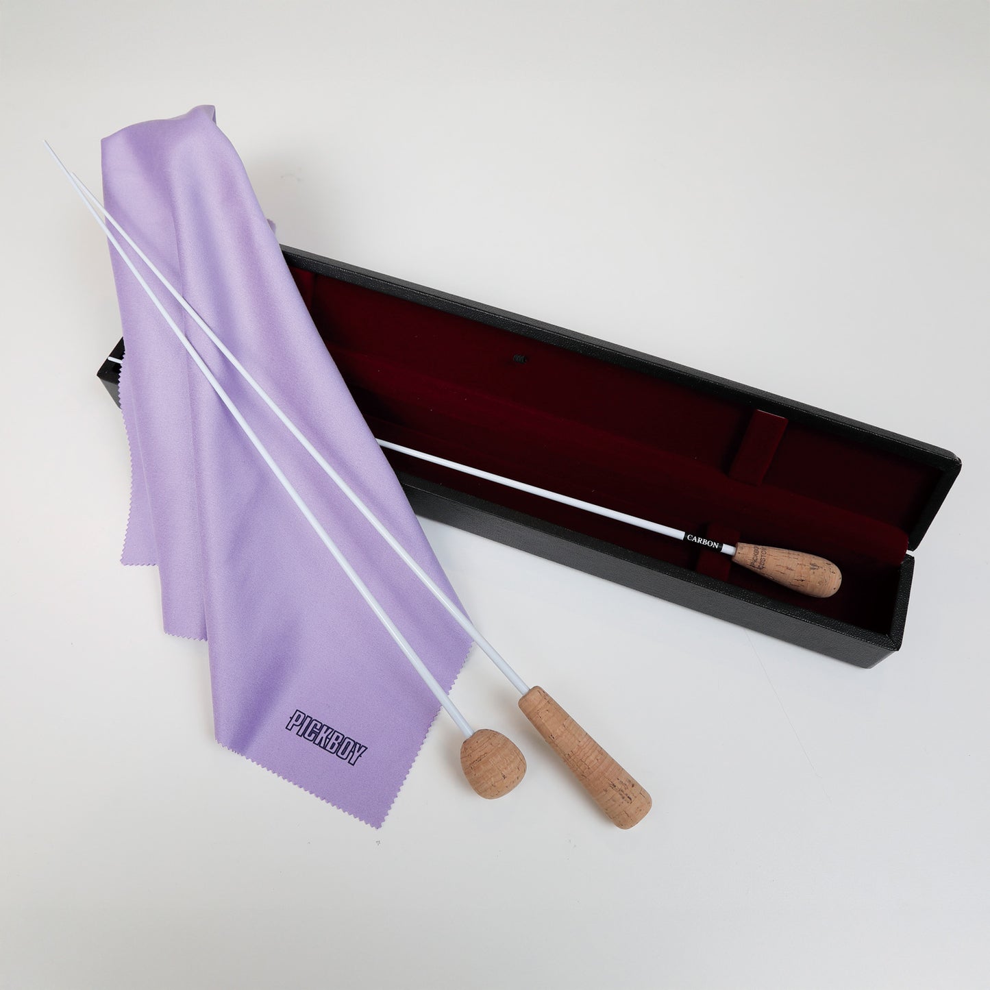 PICKBOY Conducting Baton Custom Made | Material Grip: Premium Natural Cork, Ebony, Rosewood Shaft: Carbon Graphite | PICKBOY Music Conducting Baton
