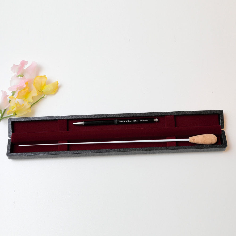 Estuche para batuta de dirección musical PICKBOY, modelo delgado HC-50 | Estuche para batuta de dirección musical