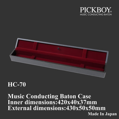 PICKBOY Conducting Baton Hard Case [L Size] HC-70 | Music Conducting Baton Case