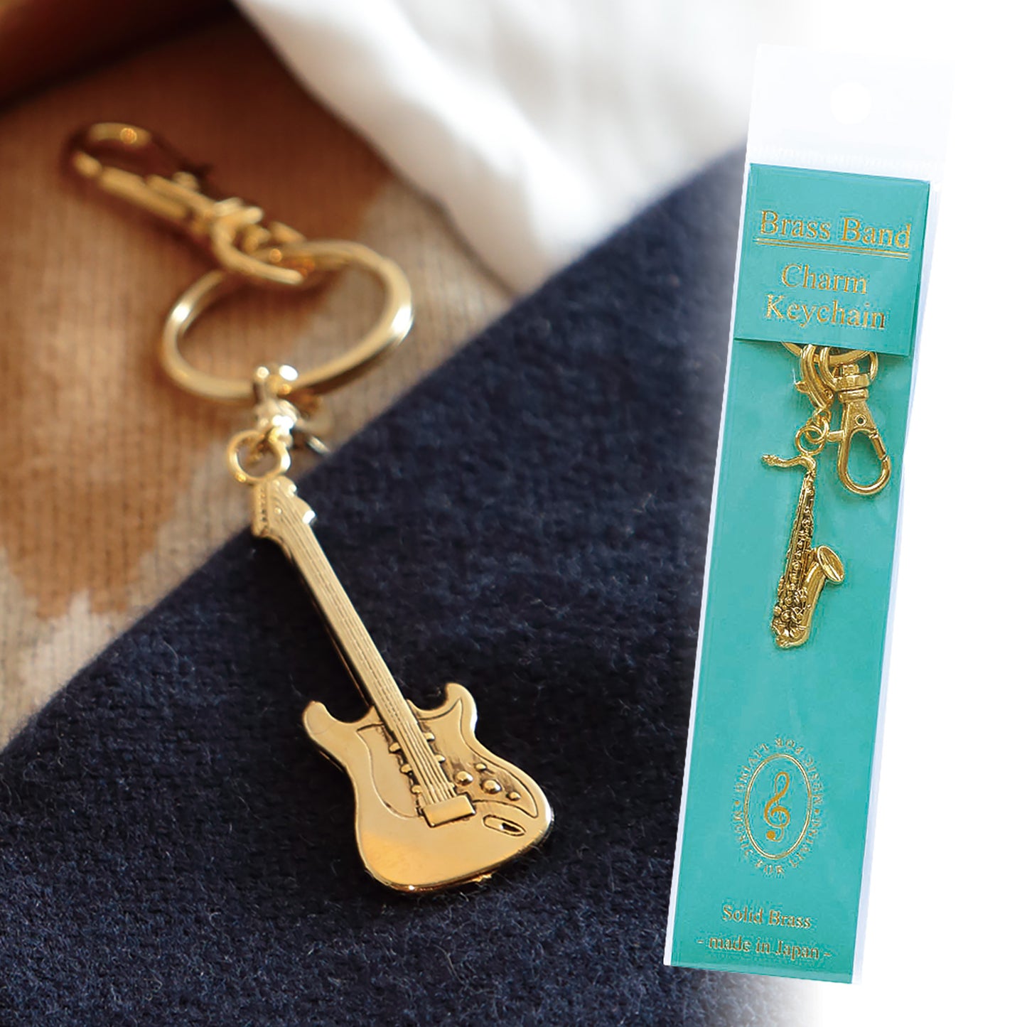 PICKBOY | All Music Keychain Gold | *28 types in total