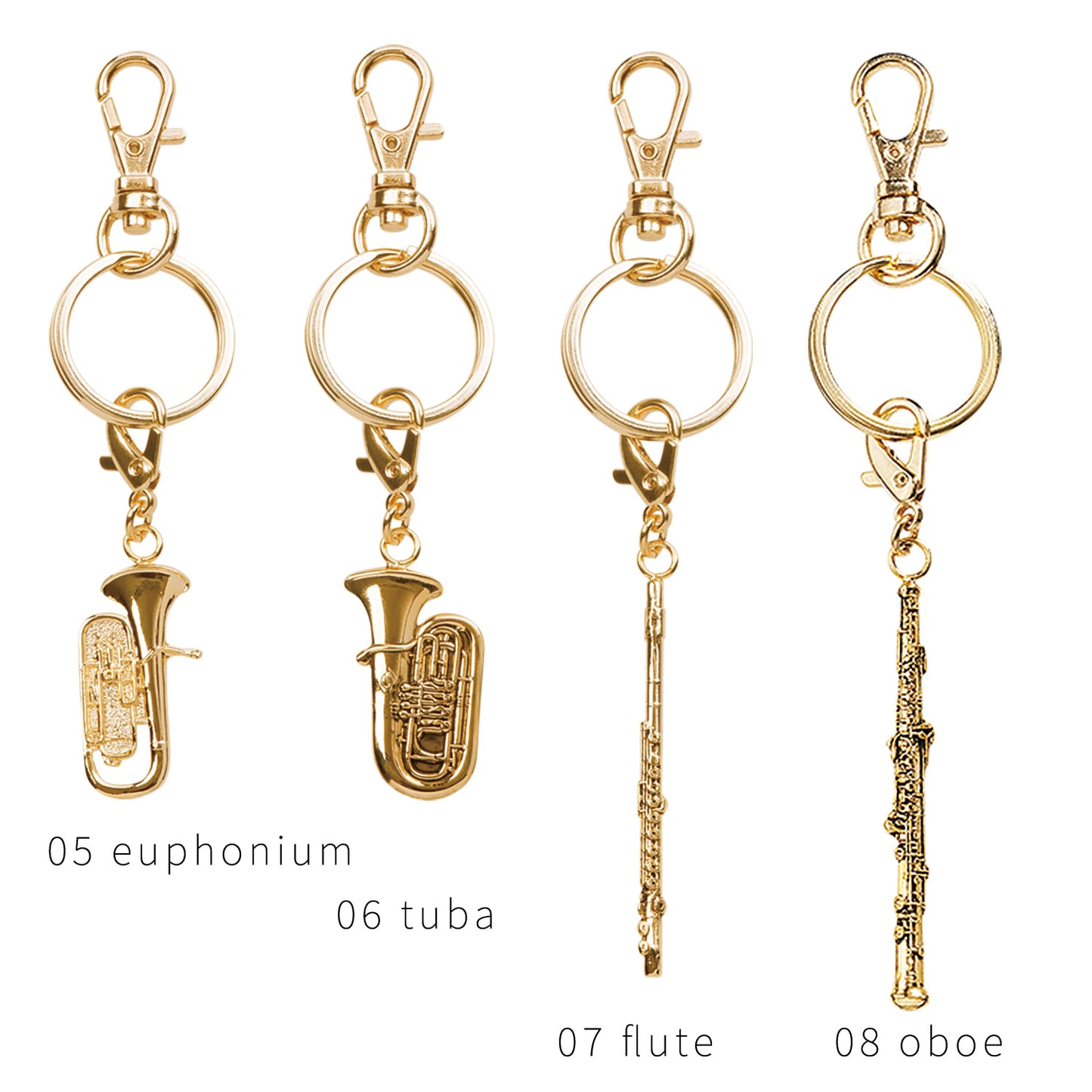 PICKBOY | All Music Keychain Gold | *28 types in total