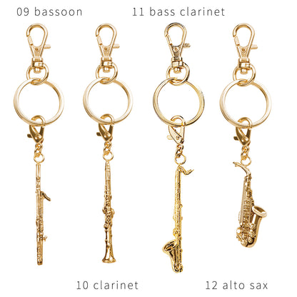 PICKBOY | Chaveiro de Música Completa Ouro | ※28 tipos no total