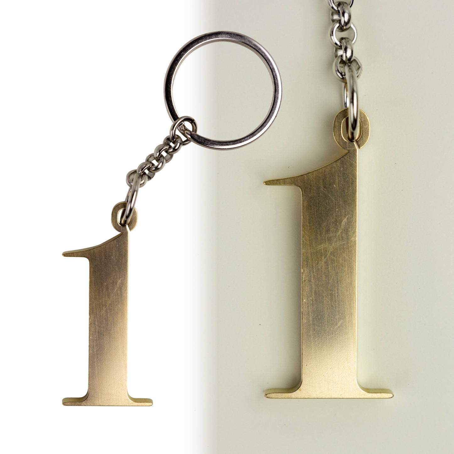 PICKBOY | Solid brass keychain [G clef/C clef/F clef/Σ/0~9] | *14 types in total