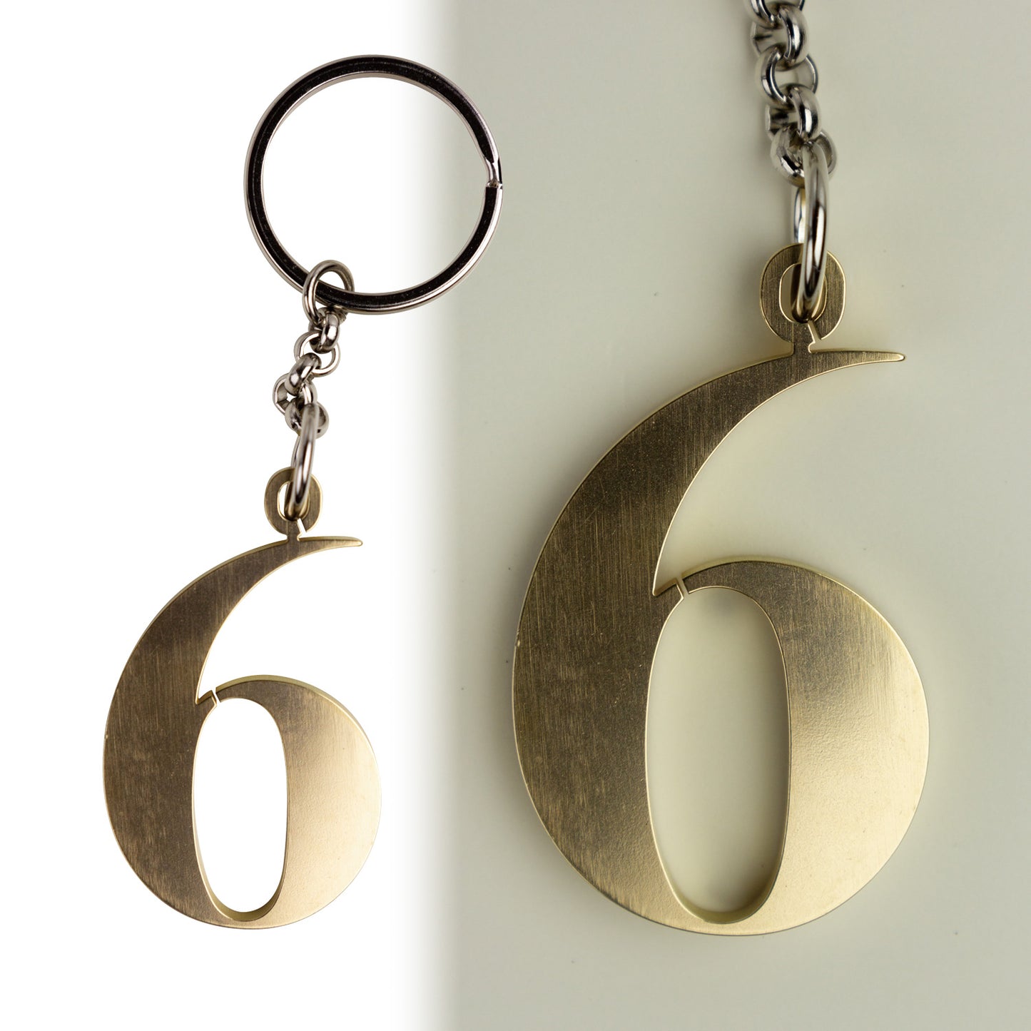 PICKBOY | Solid brass keychain [G clef/C clef/F clef/Σ/0~9] | *14 types in total