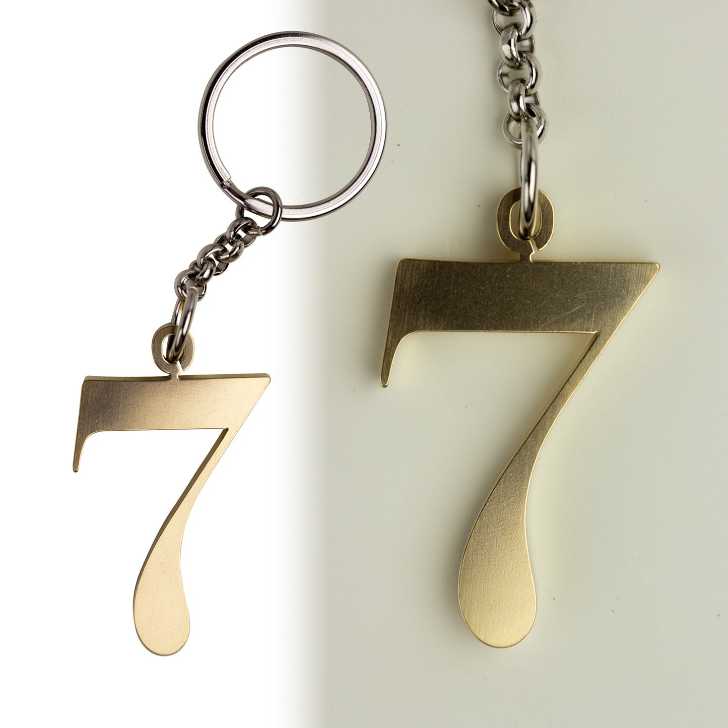 PICKBOY | Solid brass keychain [G clef/C clef/F clef/Σ/0~9] | *14 types in total