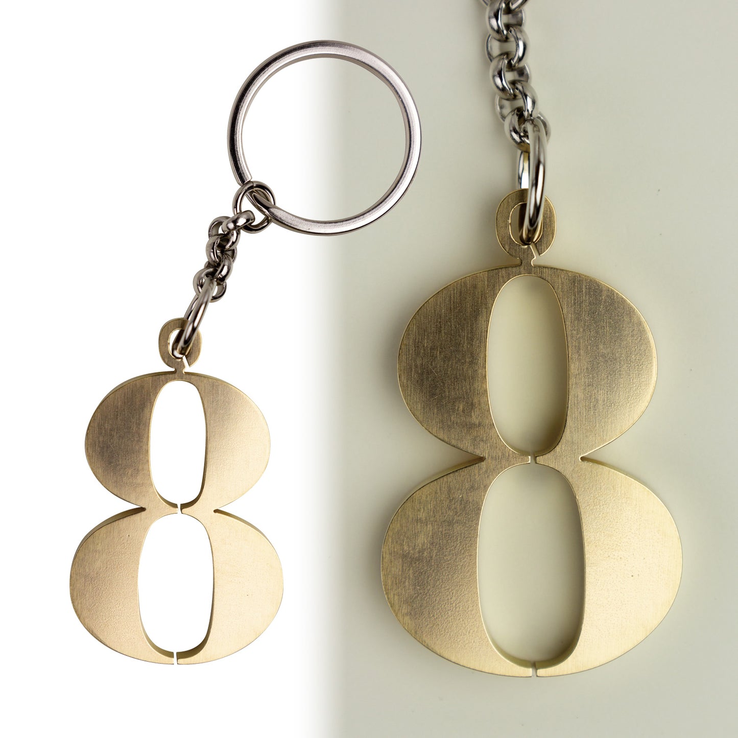 PICKBOY | Solid brass keychain [G clef/C clef/F clef/Σ/0~9] | *14 types in total